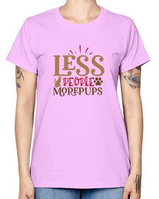 Less People More Pups Style 18# - cats -  Missy T-Shirt