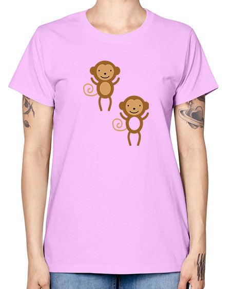 Little_monkeys_MF_5814 - monkey -  Missy T-Shirt