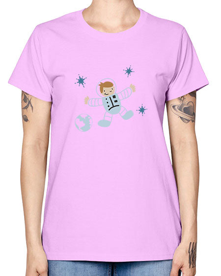 Littlespaceman 16# - space -  Missy T-Shirt