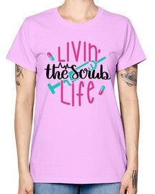 Livin The Scrub Life Style Style 1067# - nurse -  Missy T-Shirt