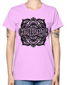 Mandala Courage 759# - mandala -  Missy T-Shirt