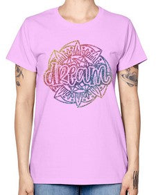 Mandala Dream Rainbow Glitter 760# - mandala -  Missy T-Shirt