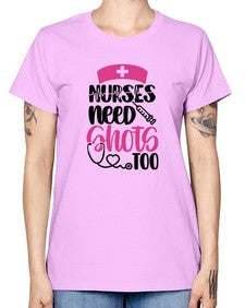 Nurses Need Shots Too Style Style 1252# - nurse -  Missy T-Shirt