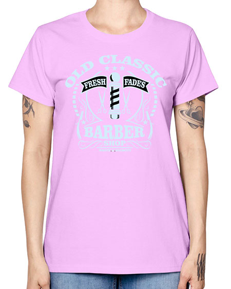 Old Classic Barber1285# - barber -  Missy T-Shirt