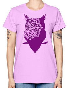OwlMandalaUpdated 976# - mandala -  Missy T-Shirt