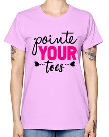 Pointe your toes 176# - ballet -  Missy T-Shirt