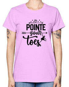 Pointe your toes 177# - ballet -  Missy T-Shirt
