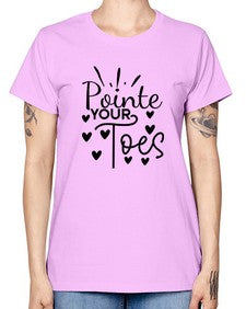 Pointe your toes 178# - ballet -  Missy T-Shirt