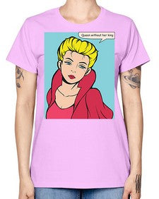 Queen Without Her King 1008# - art pop art -  Missy T-Shirt