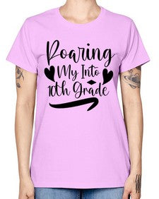Roaring My Into tenth Grade 765# - tenth grade -  Missy T-Shirt
