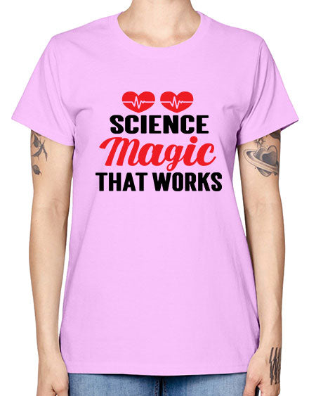 Science Magic that works 75# - general science -  Missy T-Shirt
