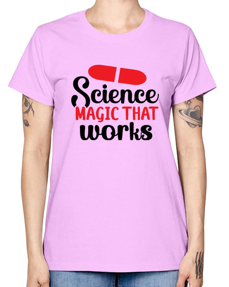 Science Magic that works 76# - general science -  Missy T-Shirt