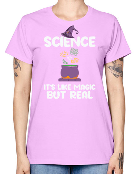 ScienceItsLikeMagicButScientistSkinite Scientist Skinite 48# - general science -  Missy T-Shirt