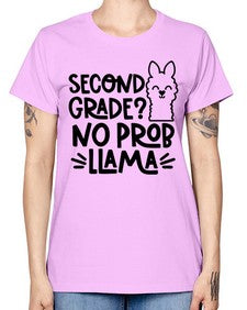 Second Grade No Prob 830# - second grade -  Missy T-Shirt