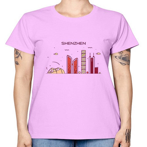 Shenzhen 1834# - cities -  Missy T-Shirt