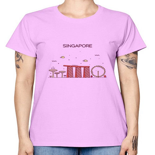 Singapoure 1848# - cities -  Missy T-Shirt