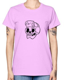 Skull Skeleton 144# - skull and bones -  Missy T-Shirt