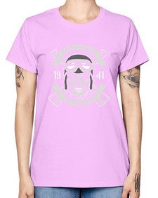 Skull Soldier Time Is Over 1065# - skull and bones -  Missy T-Shirt