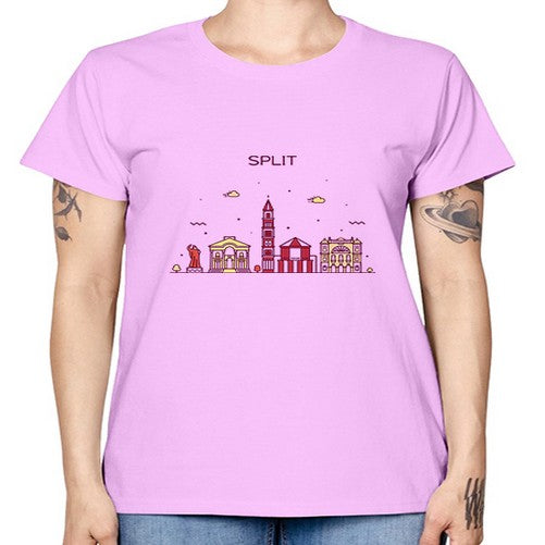 Split 1877# - cities -  Missy T-Shirt