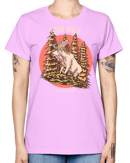 Stay Wild 16# - nature -  Missy T-Shirt