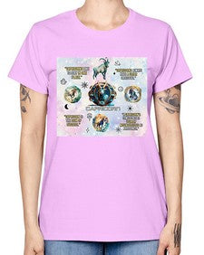 Straight Capricorn 471# - capricorn -  Missy T-Shirt