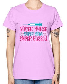Super Nurse Super Mom Style 1433# - nurse -  Missy T-Shirt