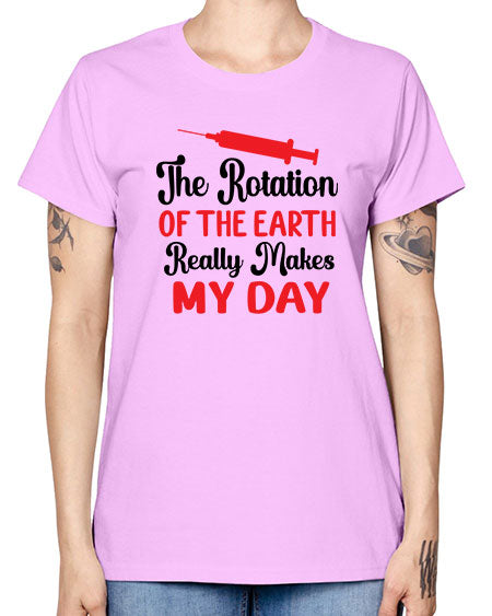 The Rotation of the Earth Really Makes my day 12# - nature -  Missy T-Shirt