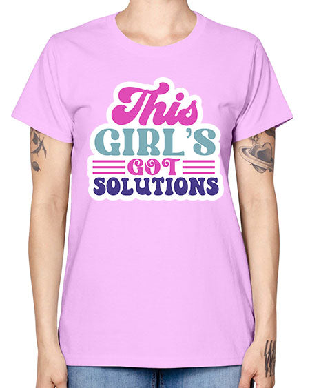This girls got solutions 16# - general science -  Missy T-Shirt