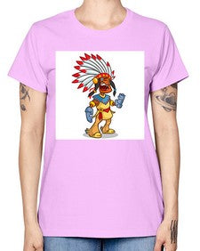 Thnksgvngindian 254# - cartoon general -  Missy T-Shirt