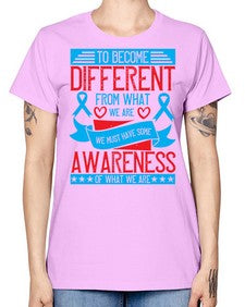 To become different from what we are we must have some awareness of what we are Style 11# - Self awareness -  Missy T-Shirt