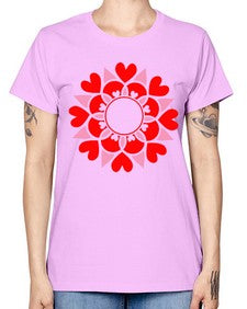 ValentineMandalaOPT 1194# - mandala -  Missy T-Shirt