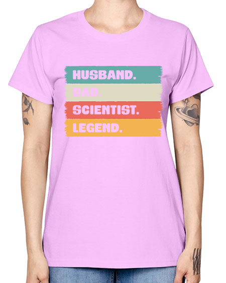 VintageHusbandDadScientistLegendScientistSkinite Scientist Skinite 14# - general science -  Missy T-Shirt