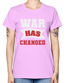 War has changed 52# - video games -  Missy T-Shirt