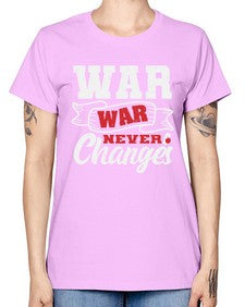 Warwar never changes 54# - video games -  Missy T-Shirt