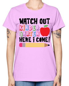 Watch Out Kindergarten 990# - kindergarten -  Missy T-Shirt