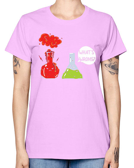 WhatsWrongScienceTshirt 11# - general science -  Missy T-Shirt