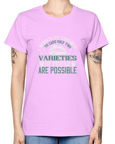 When it comes to cars only two varieties of people are possible 92# - car -  Missy T-Shirt