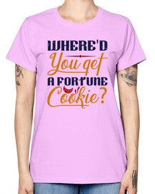 Whered you get that from a fortune cookie 165# - chess -  Missy T-Shirt