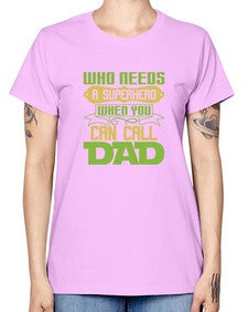 Who needs 266# - cartoon super hero -  Missy T-Shirt