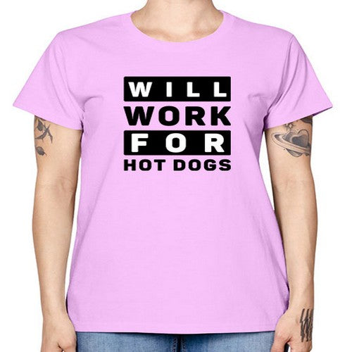 Will Work For Style 1# - dogs -  Missy T-Shirt