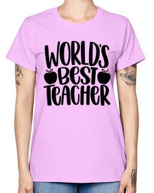 Worlds Best Teacher Style 1657# - teacher -  Missy T-Shirt