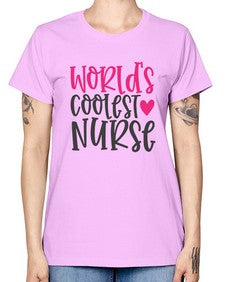 Worlds Coolest Nurse Style 1658# - nurse -  Missy T-Shirt