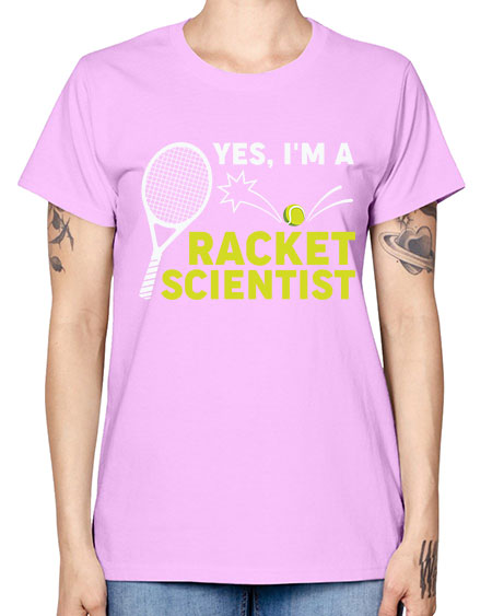 YesImARacketScientistScientistSkinite Scientist Skinite 1# - general science -  Missy T-Shirt