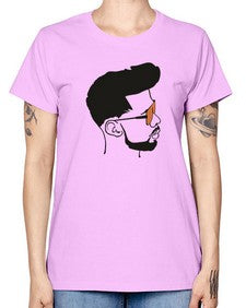 beardman 50# - black boys or men -  Missy T-Shirt