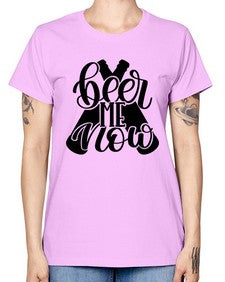 beer me now 657# - beer -  Missy T-Shirt