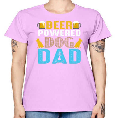 beer power dog dad 55# - dogs -  Missy T-Shirt