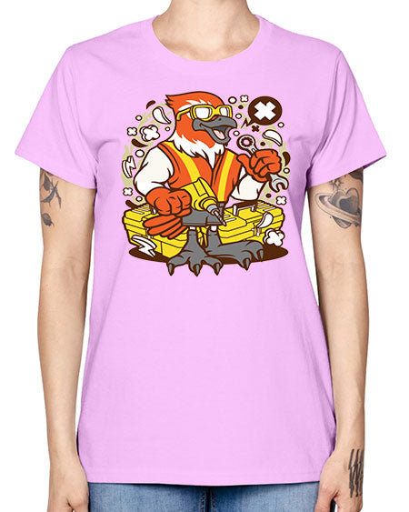 bird mechanic worker 21# - birds -  Missy T-Shirt