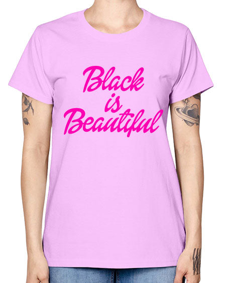 black is beautiful 200# - black words and phrases -  Missy T-Shirt