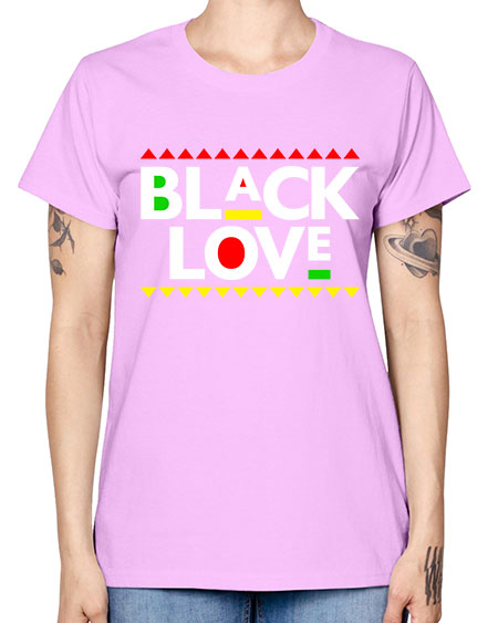 black love 228# - black words and phrases -  Missy T-Shirt