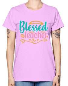 blessed teacherr 633# - teacher -  Missy T-Shirt